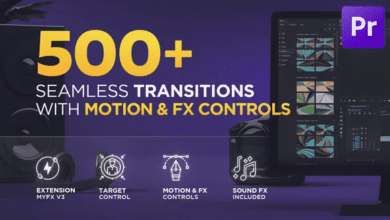 Videohive Seamless Transitions for Premiere Pro 39534467