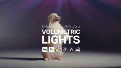 Videohive - Premium Overlays Volumentric Lights 46460730