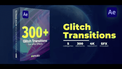 Videohive - 300 Glitch Transitions - 46762527