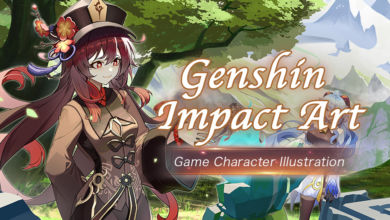 Wingfox – Genshin Impact Art-Game Character Illustration with Wingfox Studio