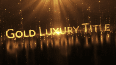 Videohive - Gold Luxury Titles - 45842247