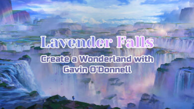 Wingfox – Create a Wonderland - Lavender Falls with Gavin O'Donnell