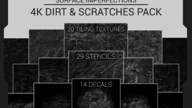 Surface Imperfections - Dirt & Scratches Pack