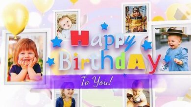 Happy Birthday Photo Frames 786025 - Project for After Effects