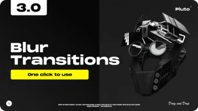 Videohive Blur Transitions 3.0 47175019