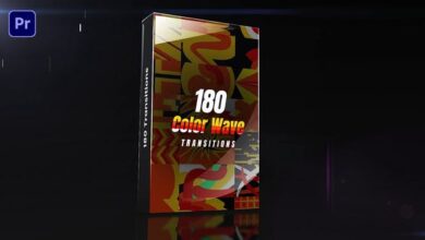 Videohive Color Wave Transitions 46399629