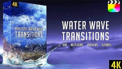Videohive Water Wave Transitions 47959184