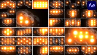 Videohive - Collection of Flashing Light for After Effects - 47981668