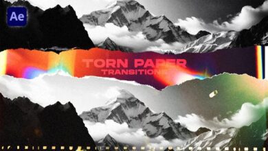 Videohive - Torn Paper Transitions VOL. 2 | After Effects - 48253791