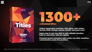 Videohive - CrispyType – 1300+ Titles For After Effects v1.5 28464847