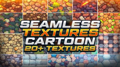 Unreal Engine Marketplace - Seamless Cartoon Textures (5.2)