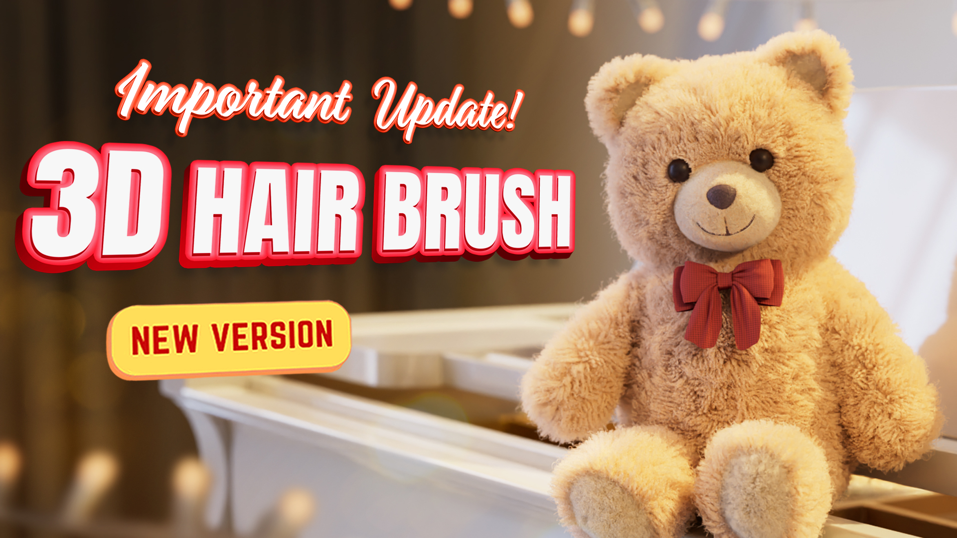 3D Hair Brush 4.4.1 for Blender Free Download