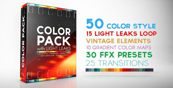 Videohive Color Pack with Light Leaks 12251466