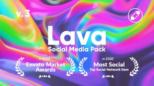 Videohive Lava | Social Media Pack V3 24118486