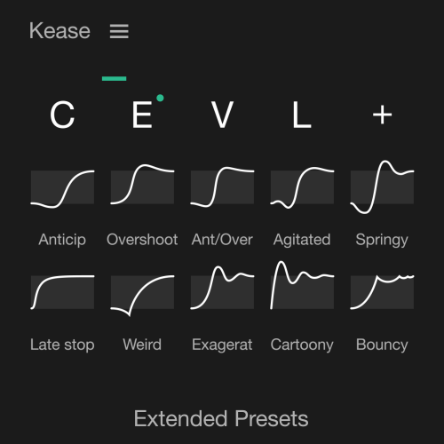 Kease 1.2.5 - an Easing Tool for After Effects