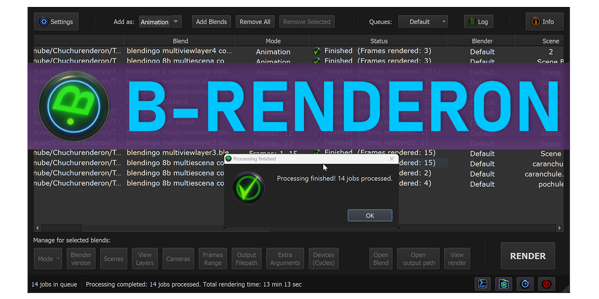 B-Renderon v3.1 for Blender Free Download