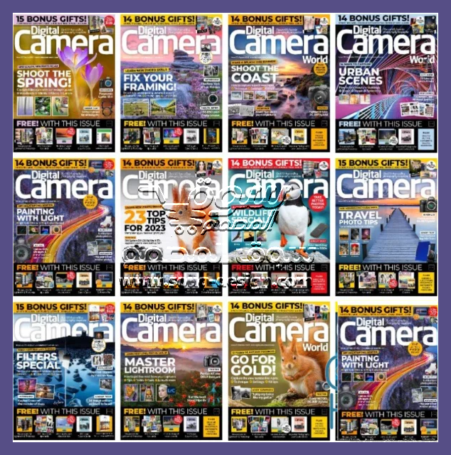 مجلة عالم الكاميرات الرقمية - مجموعة عام 2023 كاملة