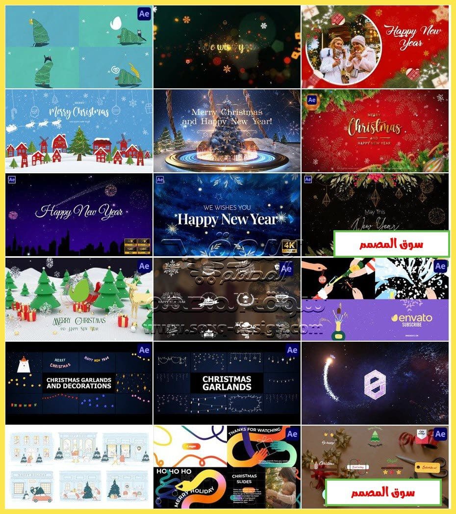 VideoHive Pack Christmas