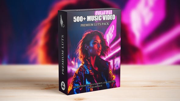 Videohive 500+ Cinematic Music Video LUTs Bundle 49584853