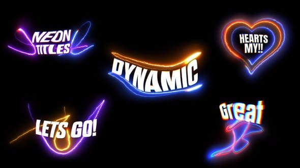 Videohive Neon Text Animation 49698146