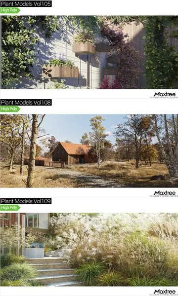 Maxtree Plant Models Vol 105 108 109
