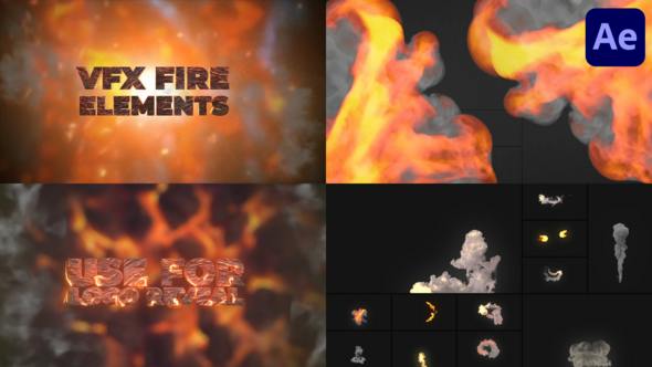 Videohive  VFX Fire Elements for After Effects