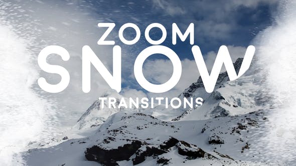 Videohive - Zoom Snow Transitions for After Effects - 50133012