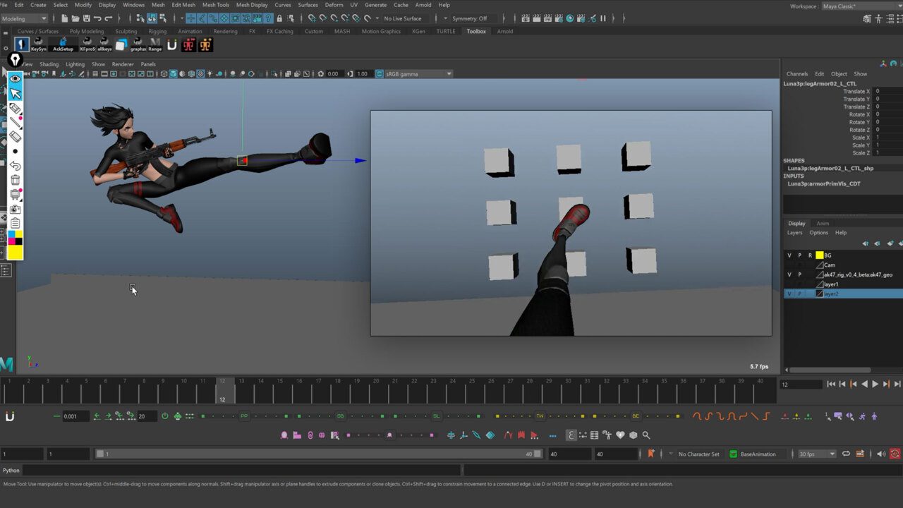 Gnomon Workshop: Animating First and Third-Person Shooter Attacks for Games