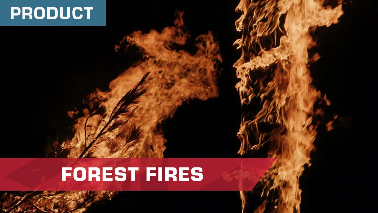 Forest Fires Stock Footage Collection