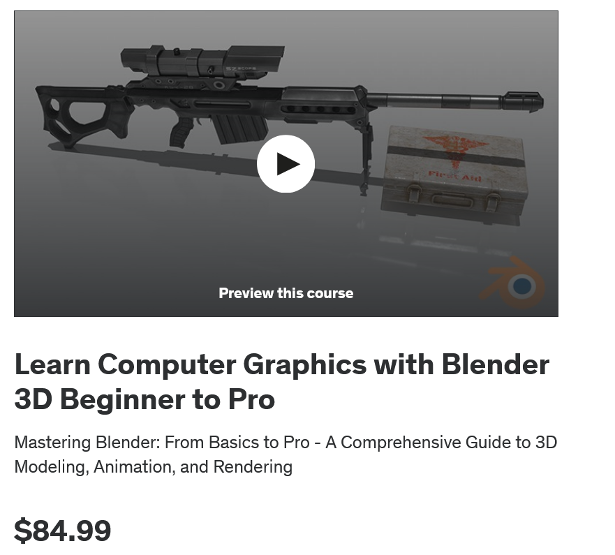 Learn Computer Graphics with Blender 3D Beginner to Pro