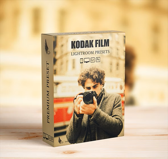 Vintage Kodak Film Look Lightroom Presets - Classic Analog Color Tones for Professional Photography - 50413337