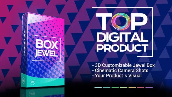 Videohive Digital Product Box Teaser 50854337