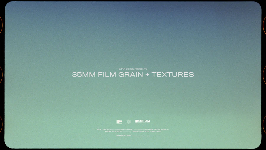 Ezra Cohen — 35MM Film Grain [4k] + Textures