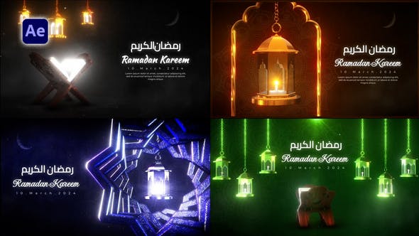 Videohive Ramadan Greetings Pack 50807945