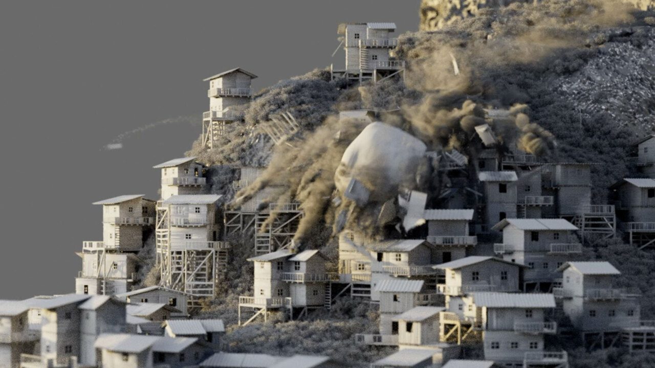 Large-Scale Cinematic Destruction in Houdini