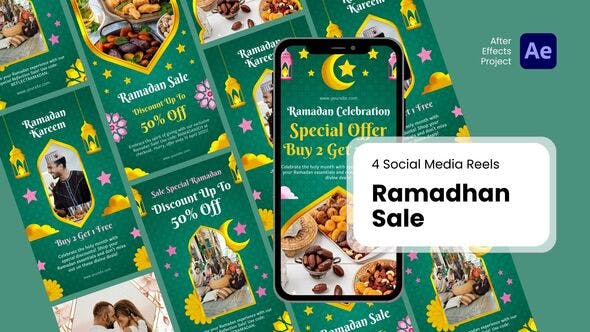 Videohive - Social Media Reels - Ramadhan Sale After Effect Templates - 50839493