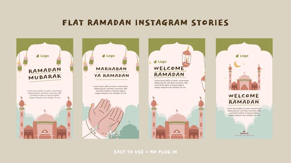 Videohive Flat Ramadan Instagram Stories V1 50655798