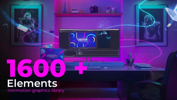Videohive Pack | Nonmotion Graphics Library | Extension for Premiere Pro 50655074