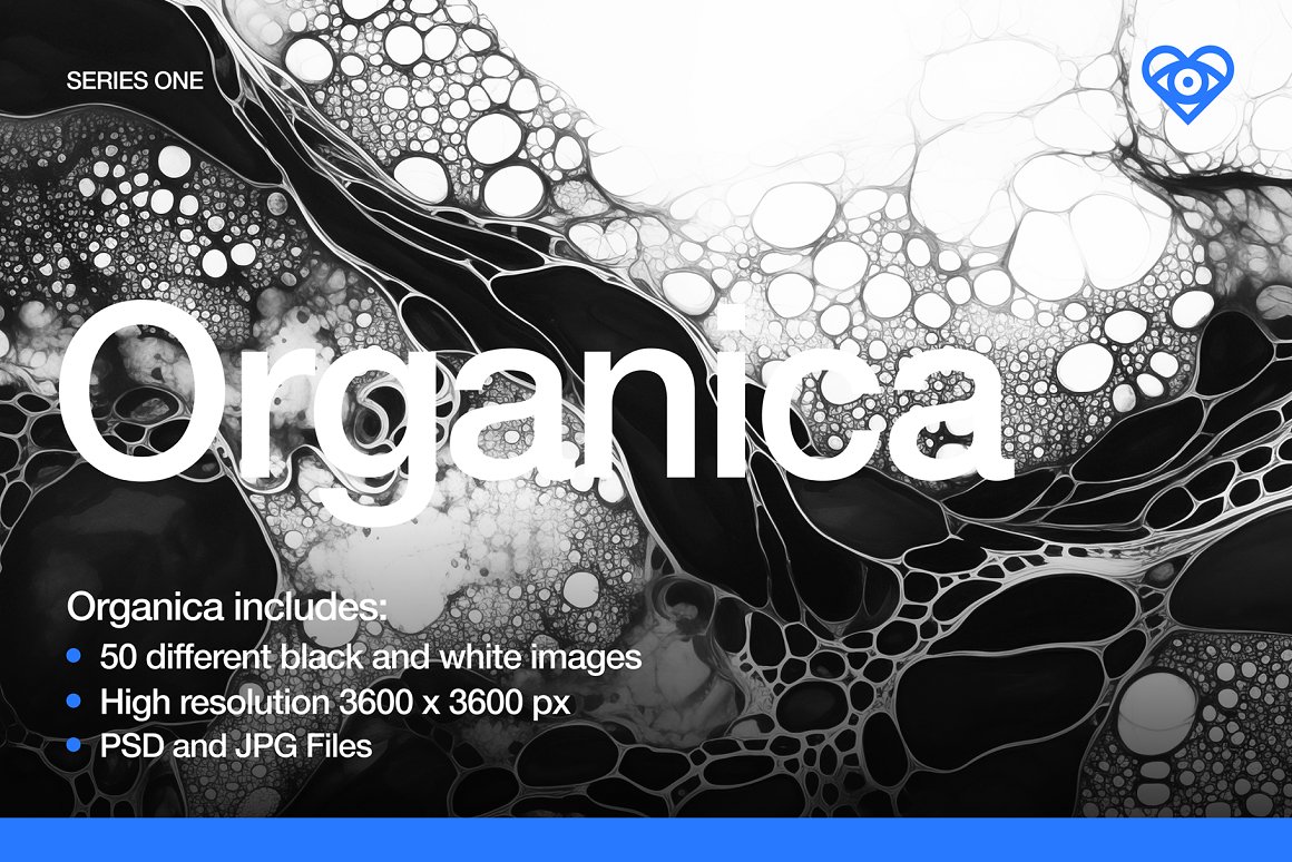 Organica - 50 Black & White Textures - 92019924