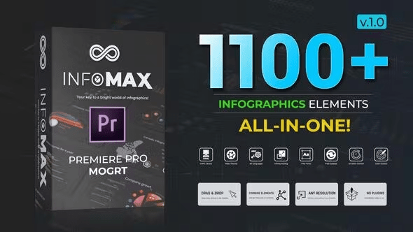 Videohive Infomax – The Big Infographics Pack MOGRT 51084173