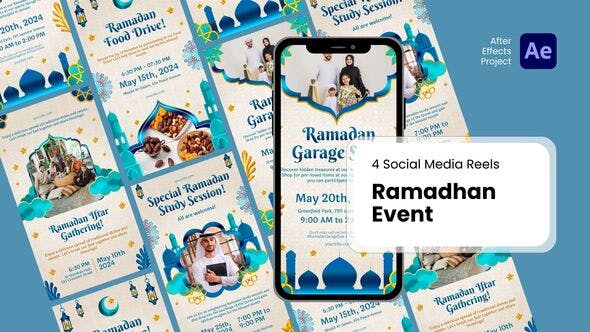 Videohive - Social Media Reels - Ramadhan Event Effect Templates - 50996550