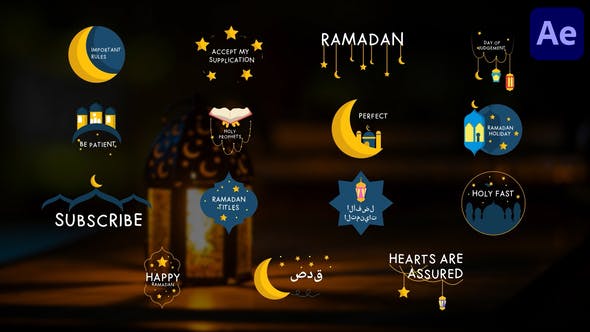 Videohive - Ramadan Titles for After Effects - 51268408