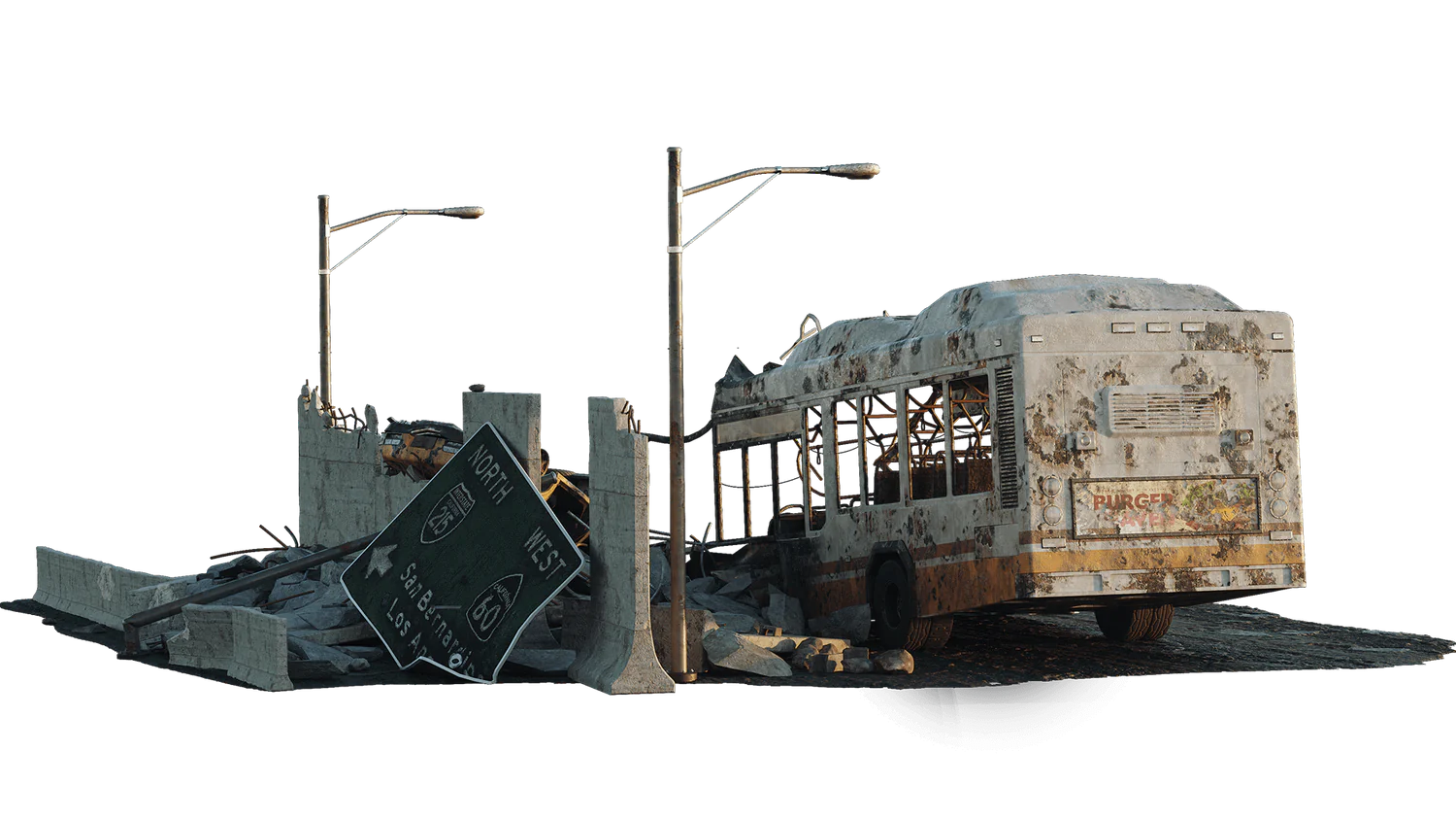 Kitbash3D Wreckage - Blender only - 2K 4K Textures