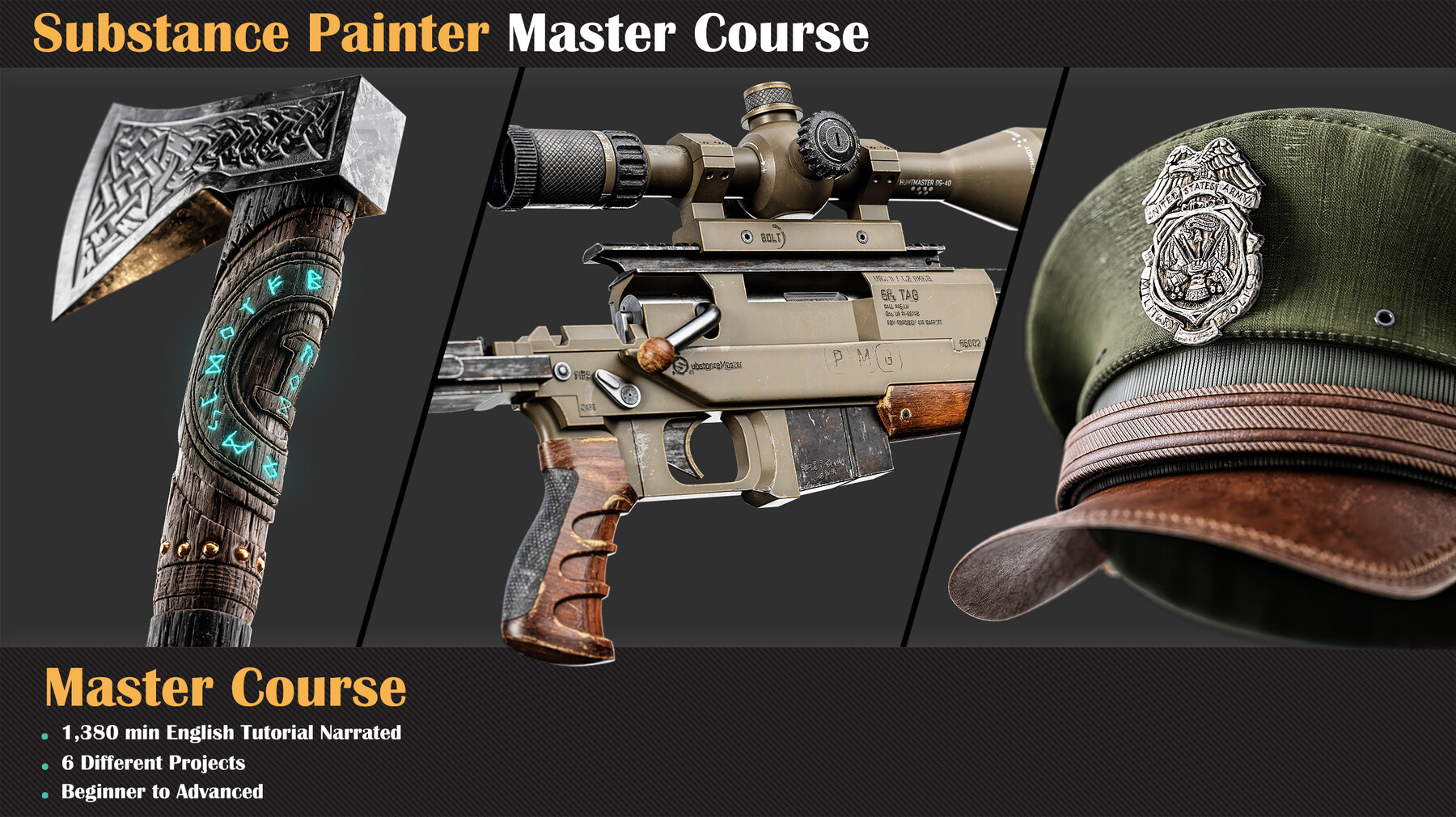 Substance Painter Master Course by Milad Kambari