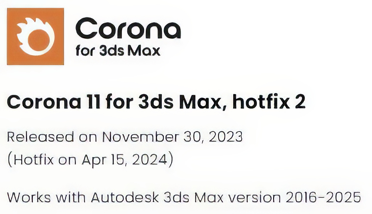 Full Package - Chaos Corona 11 hotfix 2 for 3ds Max 2016 - 2025 + Scatter 4.0 (build 4.0.0.24726) © ® msi