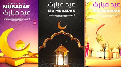 Videohive Eid Greeting Stories Pack 51680724