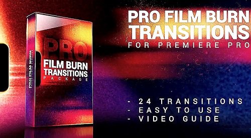 Pro Film Burn Transitions Pack 1580768