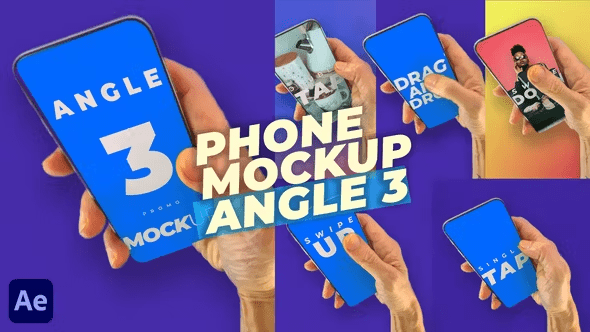 Videohive Phone Mockup Pack - Angle 3 52031561