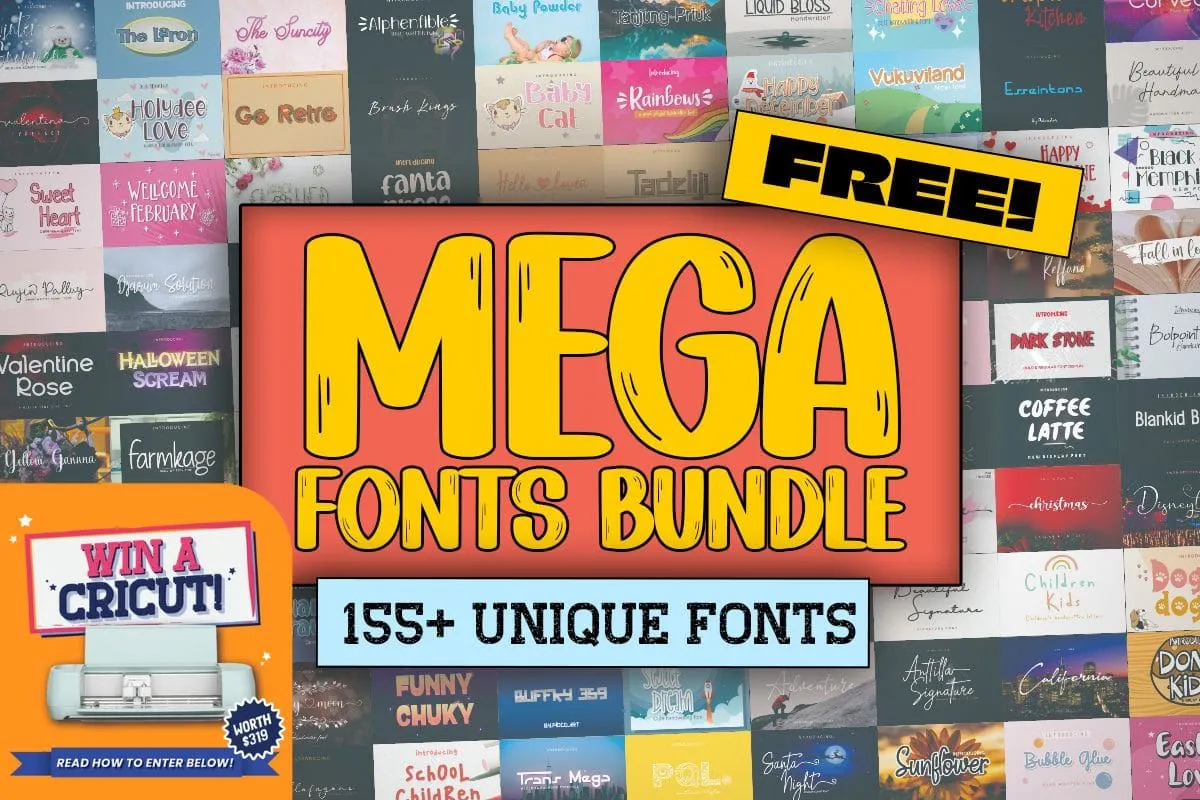 Mega Fonts Bundle