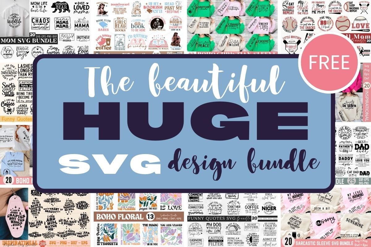 The Beautiful Huge SVG Design Bundle
